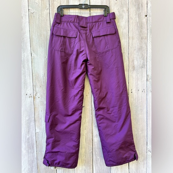 Girls Turbine Boardwear Purple Snowboard Ski Snow Pants Size XL Extra Large EUC - Picture 2 of 12